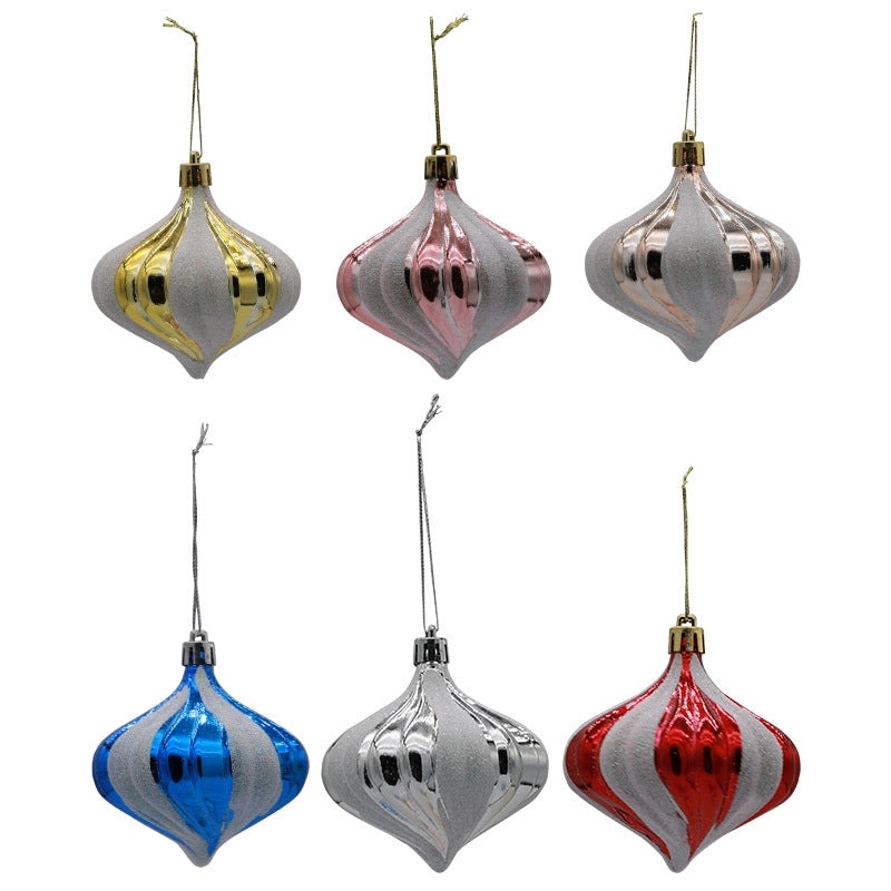 New Onion Ball Christmas Tree Ornament Pendant Decorative Holiday Home Decor | Christmas Ornaments