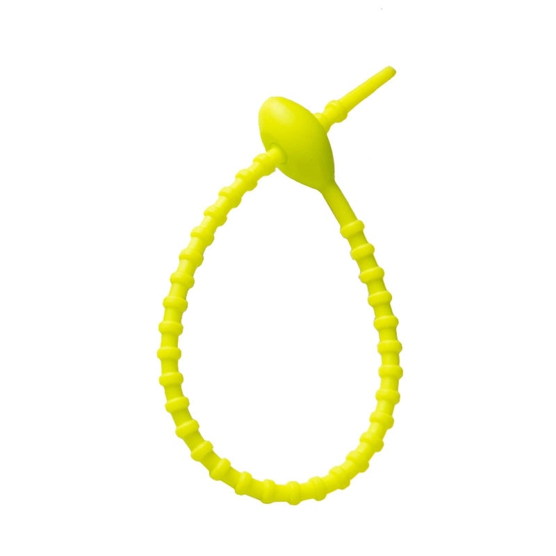 210mm Silicone Tadpole Cable Tie Organizer Keychain Pendant for DIY Jewelry Bags Lanyards|Accessories & Organizers