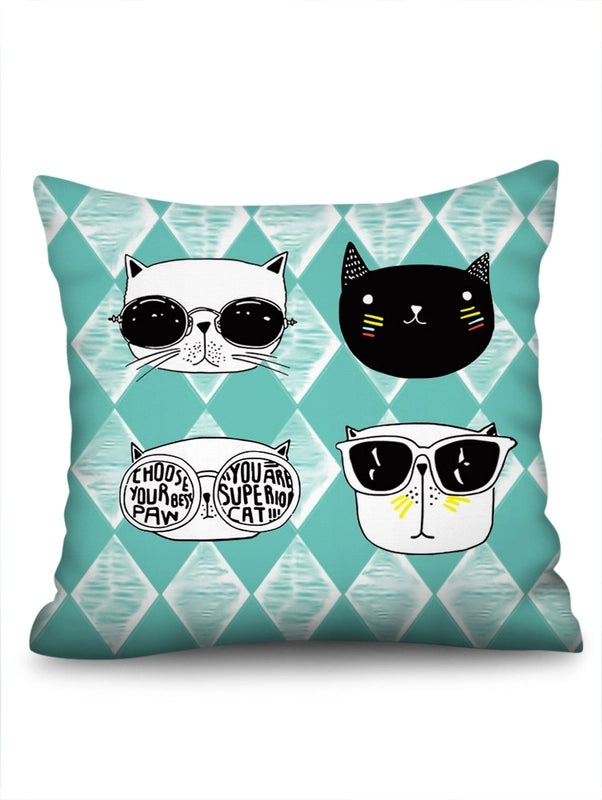 Nordic-Inspired Cartoon Linen Texture Pillow Covers|Home Decor Pillows