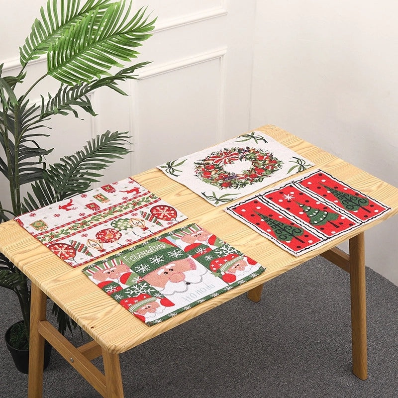 Festive Christmas Tree Placemat for Holiday Parties|Home & Kitchen Tableware