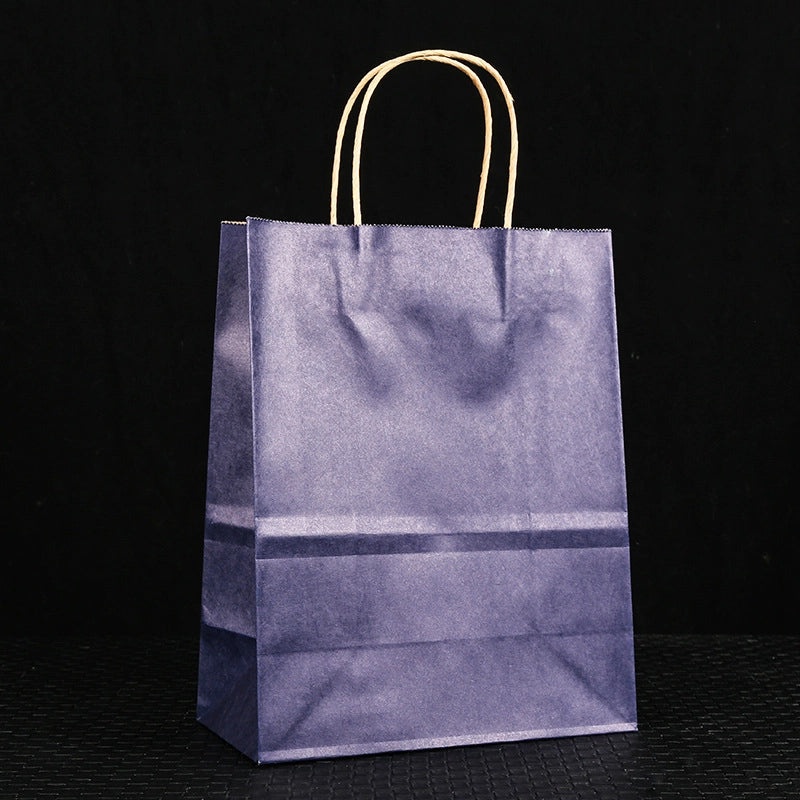 Handheld Kraft Paper Snack Bread Takeout Bags Custom Logo Printing Available|Packaging & Storage Bags