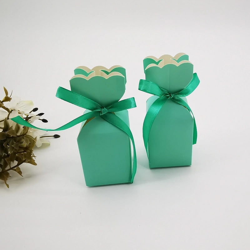 Christmas Wedding Season Stripe and Solid Color Party Gift Bags Wrapping Supplies | Gift Packaging