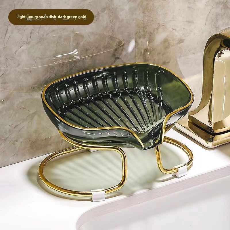 Light Luxury Nordic Soap Dish Tray for Bathroom and Household Storage | Home & Kitchen Storage
