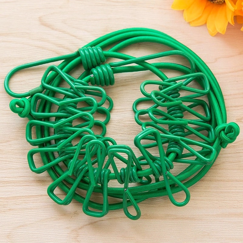 Durable Solid Color Iron Clothesline for Drying Laundry | Home & Garden