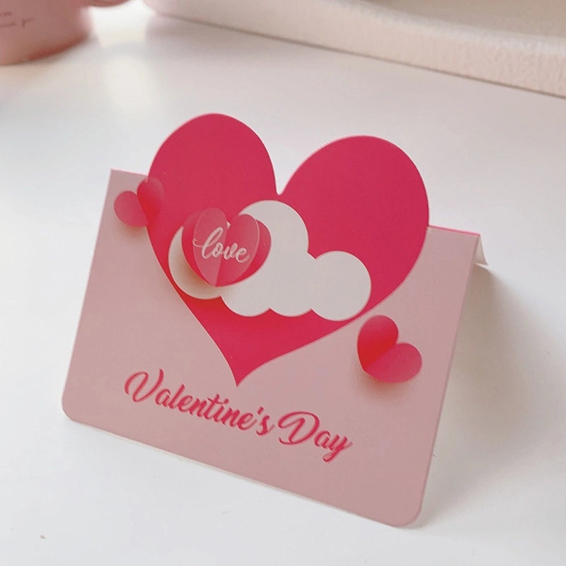 200 Pieces Valentine’s Day Heart Letter Paper Invitations Cute Date Festival Greeting Cards | Greeting Cards & Invitations