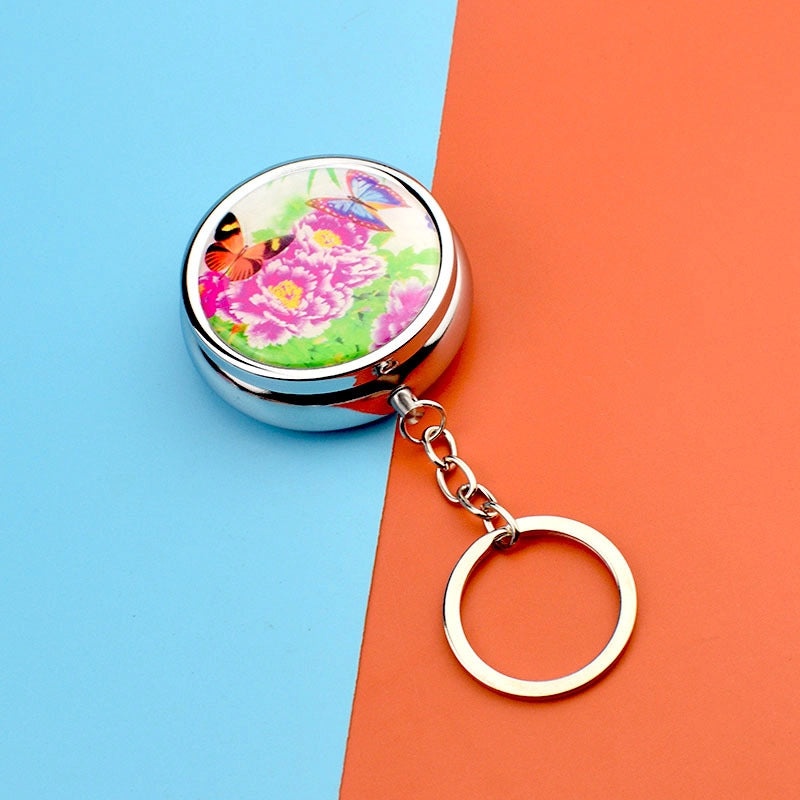 Minimalist Floral Metal Jewelry Organizer Box|Jewelry Storage & Organization