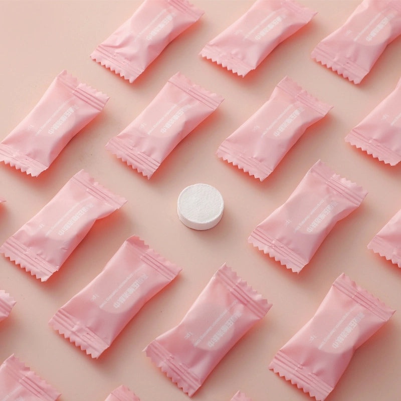 200 Pieces Disposable Compressed Face Wash Towels Small Travel Cleansing Candy Towels|Personal Care