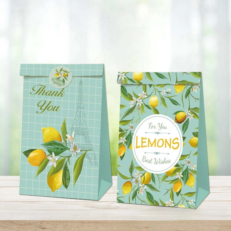 Cartoon Animal Farm Kraft Paper Party Gift Bags for Food Candy and Birthday Treats | Party Supplies