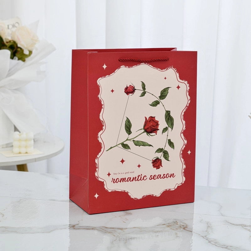 Minimalist Heart Letter White Cardboard Gift Wrap Supplies for Holidays and Daily Use|Gift Wrapping Supplies