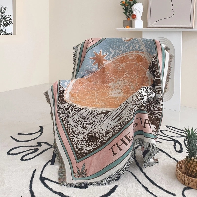 Floral Butterfly Cozy Cotton Throw Blanket|Home Decor & Bedding