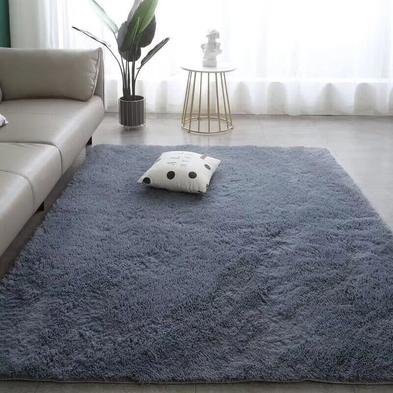 Solid Color Polyester Carpet for Casual Vacation | Home Decor & Artificial Decorations