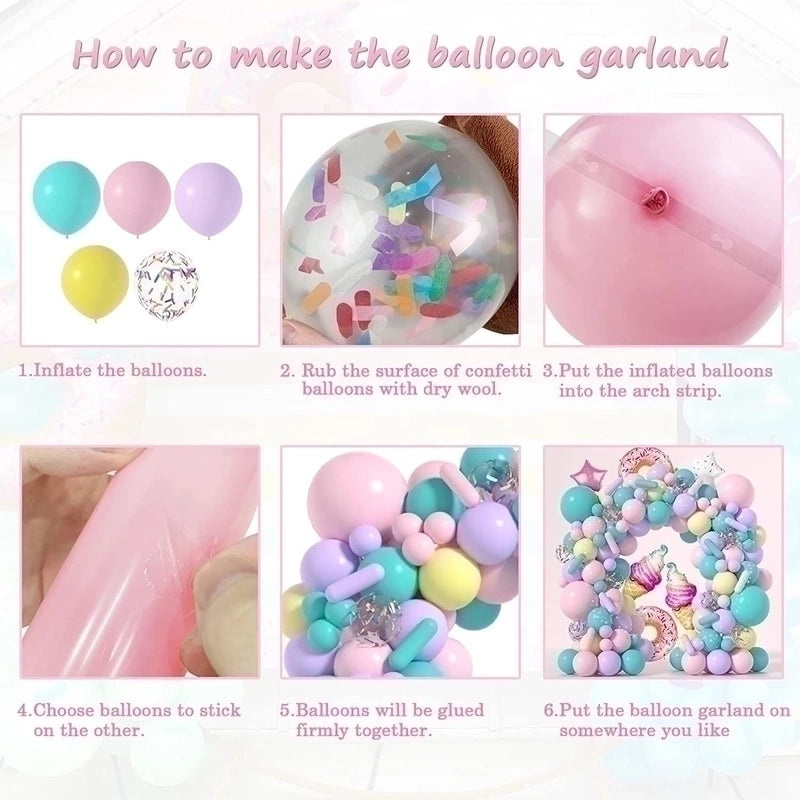 Birthday Princess Ice Cream Foil Balloons for Birthday Party | Party Decorations Balloons