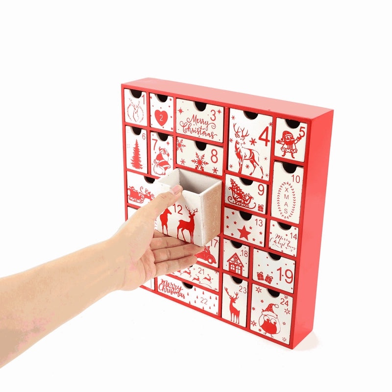 Christmas Countdown Gift Box | Holiday Packaging & DIY Candy Boxes