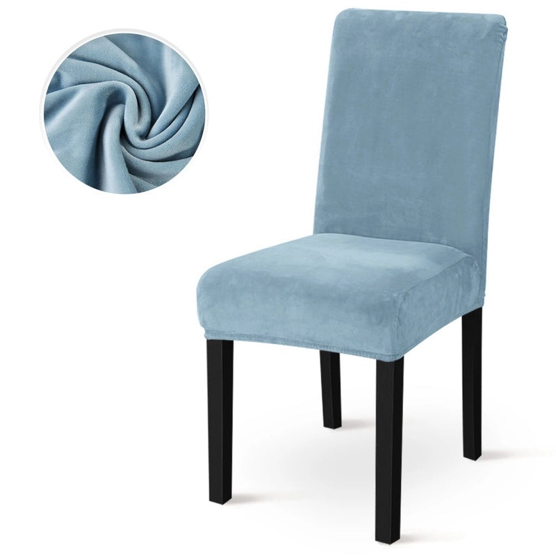 Elegant Solid Color Polyester Chair Cover | Home Decor & Furniture Accessories