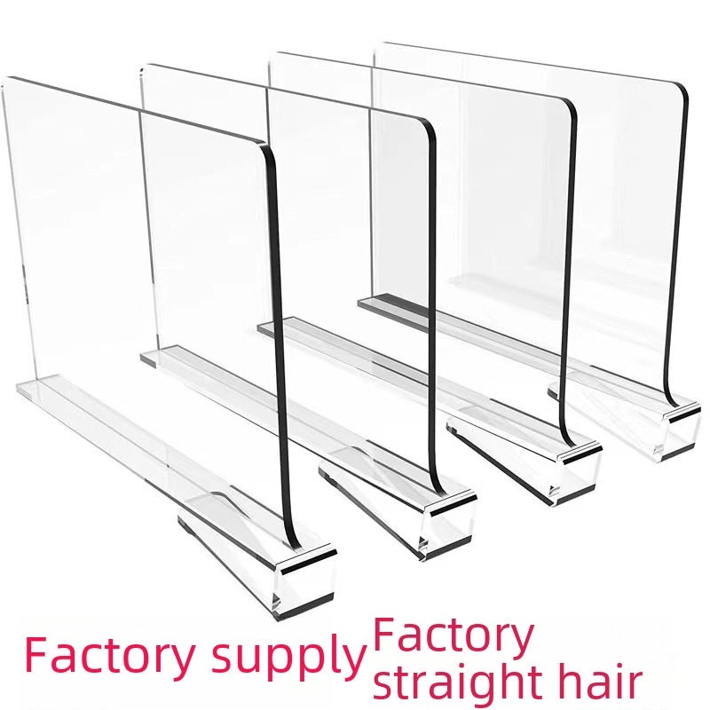 Transparent Acrylic Wardrobe and Book Cabinet Divider Organizer | Home Storage & Organization