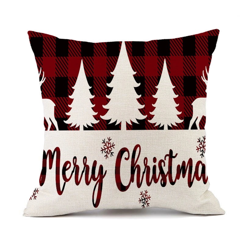 Christmas Snowflake Linen Pillow Covers for Couch Sofa Decor | Home & Living Pillows