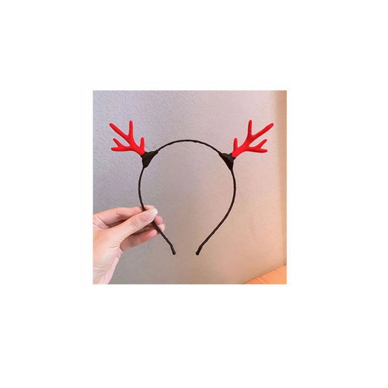 Festive Reindeer Antler Hair Clip for Christmas | Holiday Hair Accessories