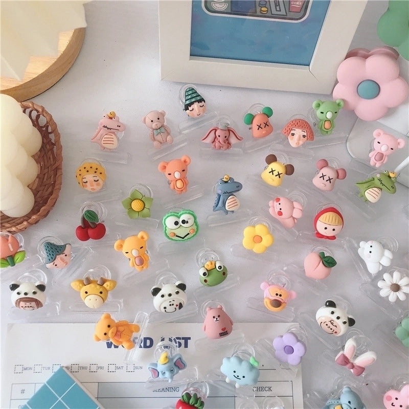 Cute Cartoon Christmas Plastic Clips for Storage | Home Organization Accessories