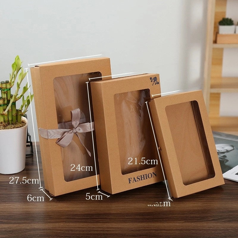 10 Pieces Bow Decorations for Gift Boxes, Kraft Paper Bags, Window Scarf, Corrugated Boxes | Gift Packaging Supplies