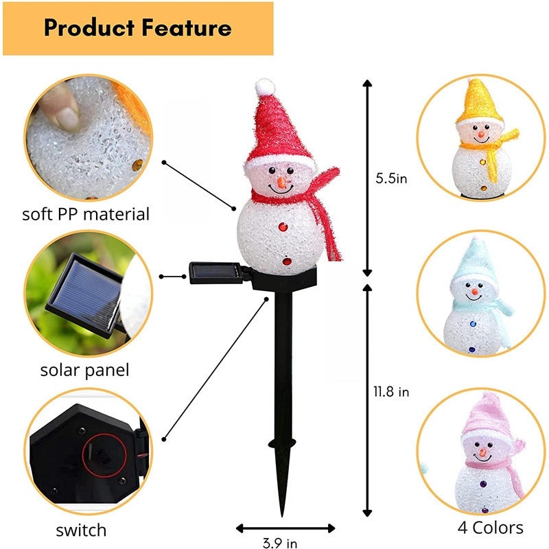 Festive Snowman String Lights for Christmas Parties | Holiday Decorations