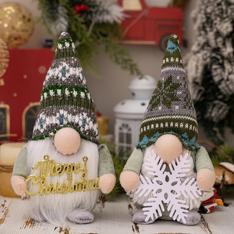 Cute Christmas Snowflake Ornaments Cartoon Style Polyester Family Festival Decorations|Holiday Ornaments