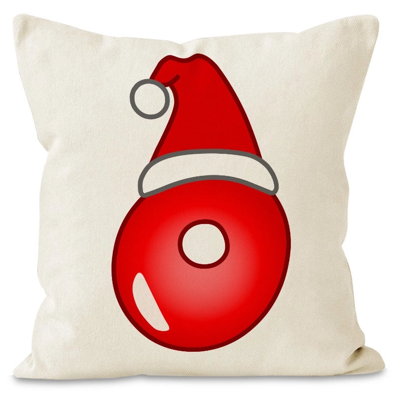 Nordic Christmas Pillow Covers Cute Modern Santa Hat Linen Polyester Sofa Cushion Cases|Home Decor Pillows