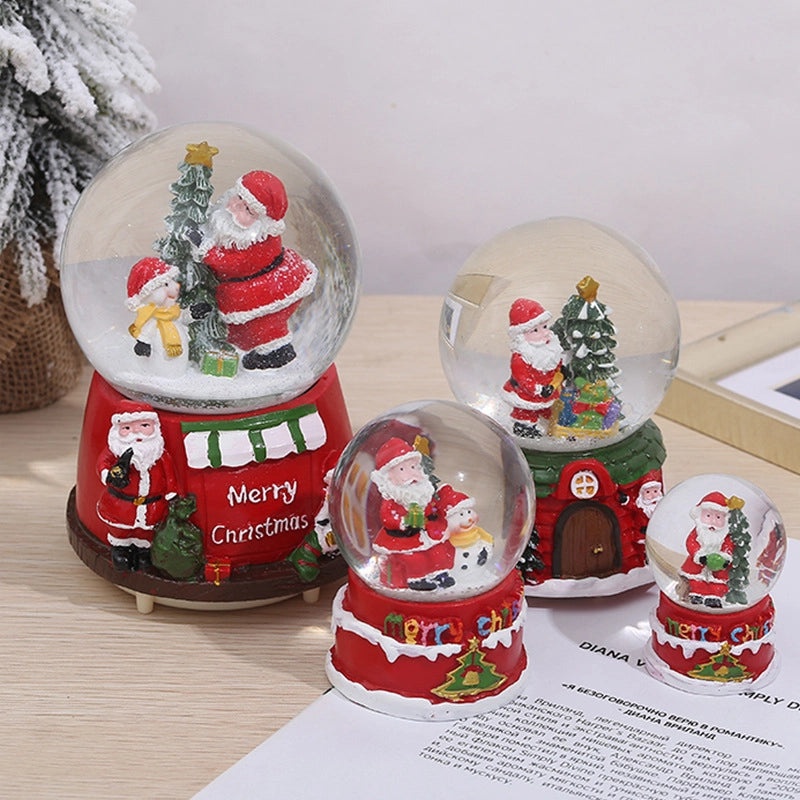 Luminous Crystal Music Ball Christmas Ornament Birthday Holiday Room Decoration | Home Decor