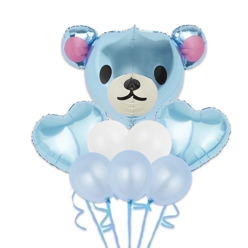 Birthday Bear Foil Balloon Set for Birthday Party Decoration|Party Supplies Balloons