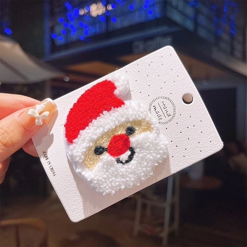 Minimalist Christmas Tree Hairpin with Bow Knot and Elk Design|Hair Accessories