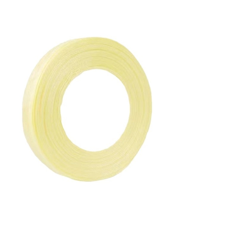 2cm Wide Transparent Snow Pattern Ribbon for Gift Wrapping and Floral Hair Accessories | Gift Packaging & Craft Supplies