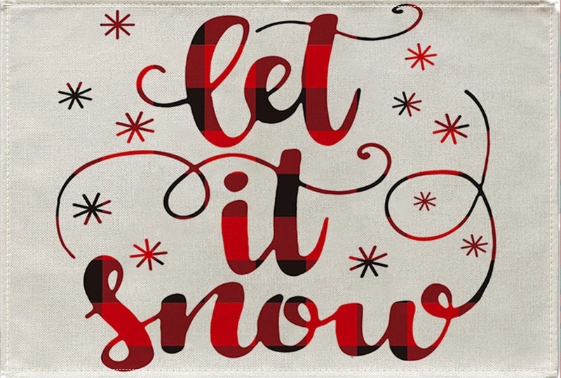 Vintage Cotton Linen Christmas Tree Letter Decoration|Home & Garden > Holiday Decor > Christmas Decorations