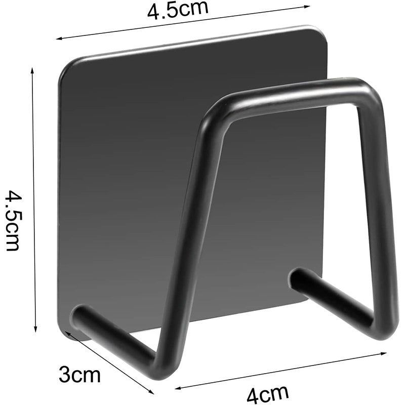 Punch-Free 304 Stainless Steel Adhesive Hook for Kitchen Bathroom Coat Towel Organizer|Home & Kitchen Storage Hooks