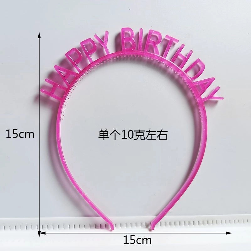English Letter Hair Band for Wedding Graduation Christmas Valentine's Day New Year Birthday|Hair Accessories