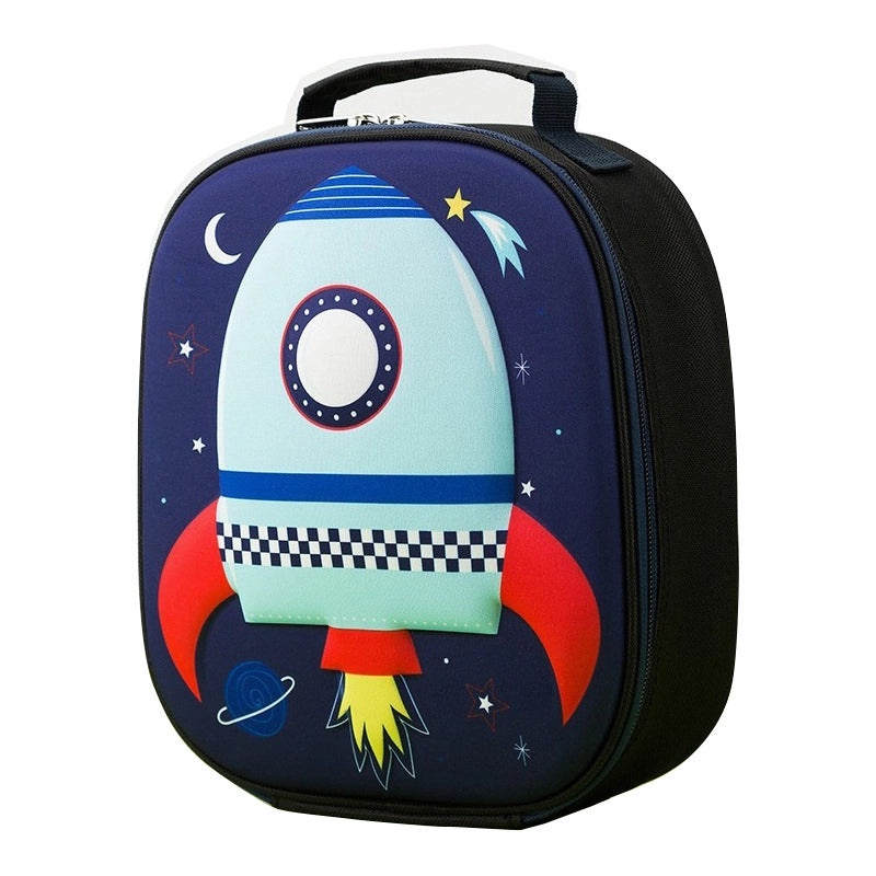 Cartoon Animal Kids Lunch Bag EVA Insulated Portable Student Lunch Box | Children's Lunch Bags