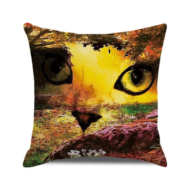 Halloween Cartoon Letter Dog Cat Plush Pillow Cushion for Couch Sofa|Home Decor