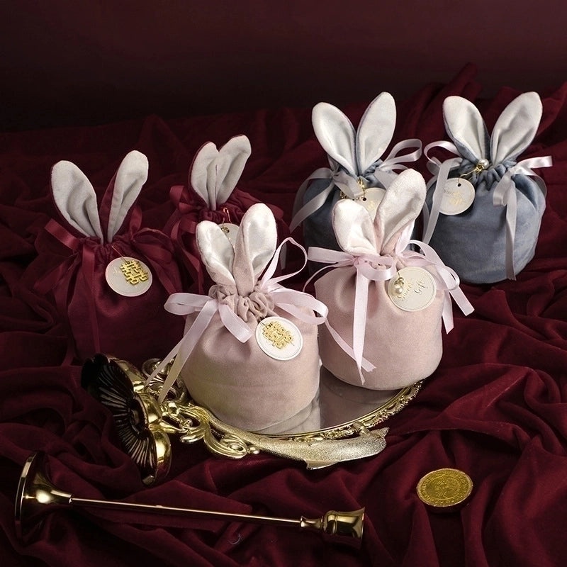 Velvet Rabbit Wedding Favor Bag 1pc | Wedding Accessories Gift Bags