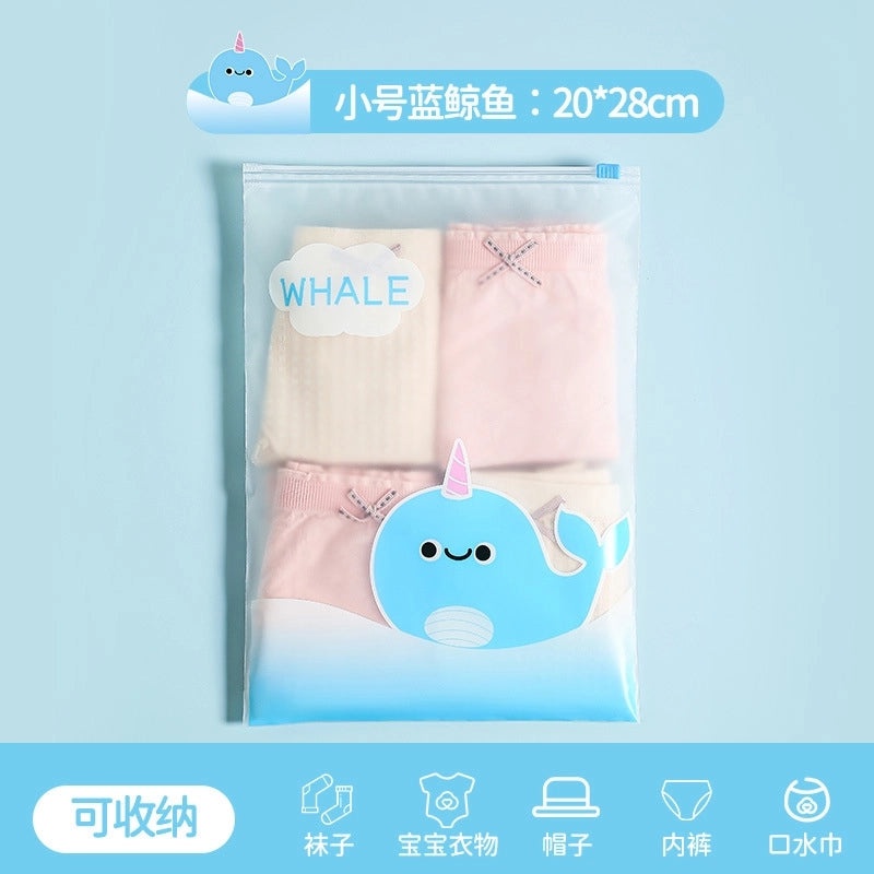 Adorable Cartoon Patterned PE Storage Bag for Daily Use|Home Storage & Organization