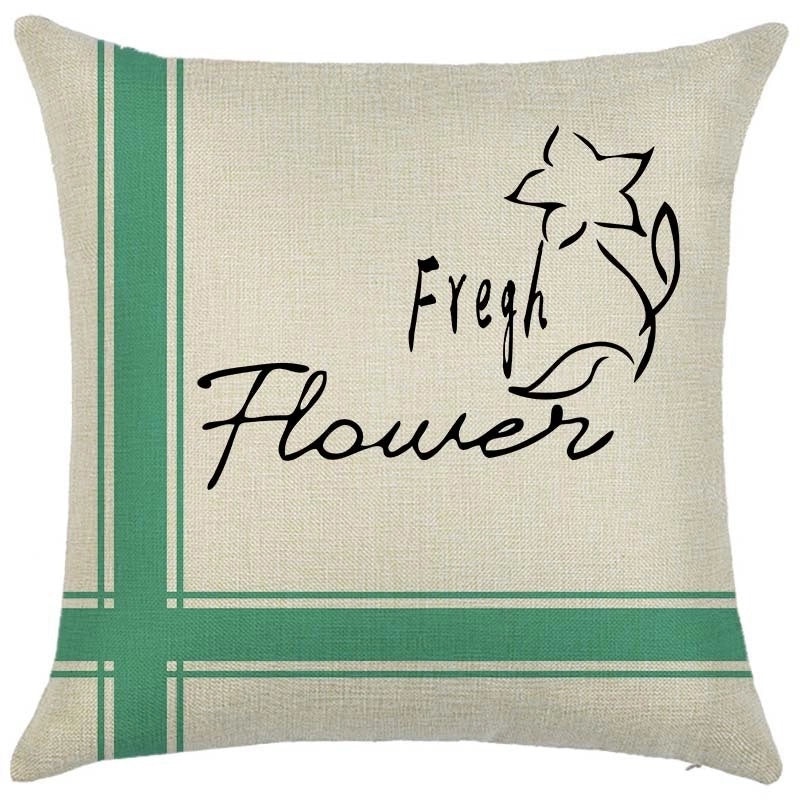 Rustic Floral Linen Pillow Covers | Home Decor & Bedding