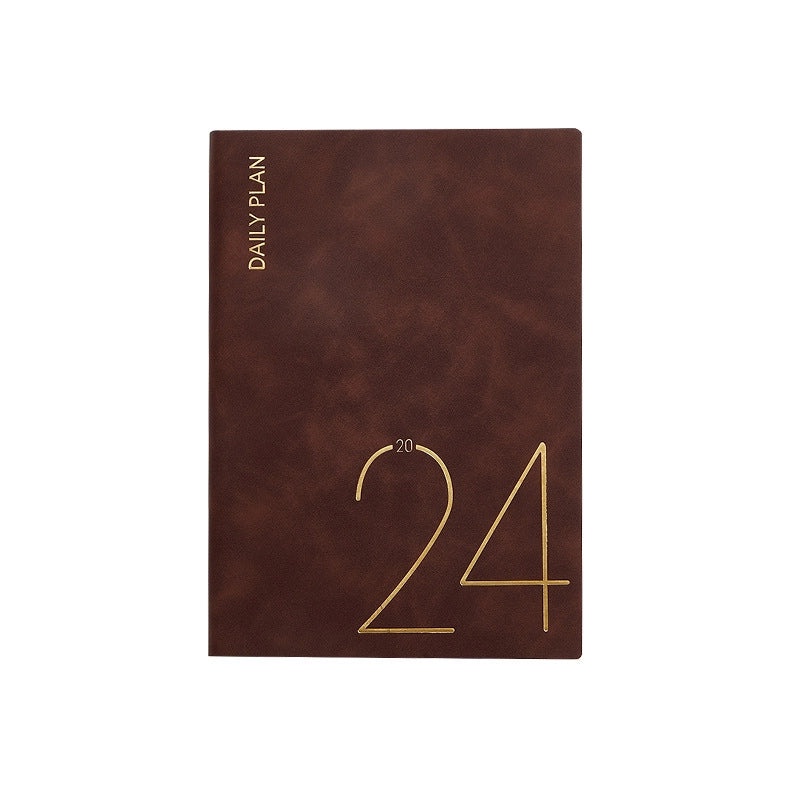 Solid Color PU Leather Notebook for School | Stationery & Notebooks
