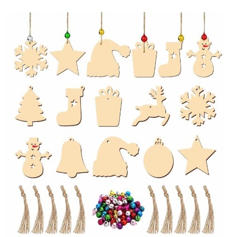 Christmas Cartoon Wooden Hanging Ornaments Daily Use|Home Decor Ornaments