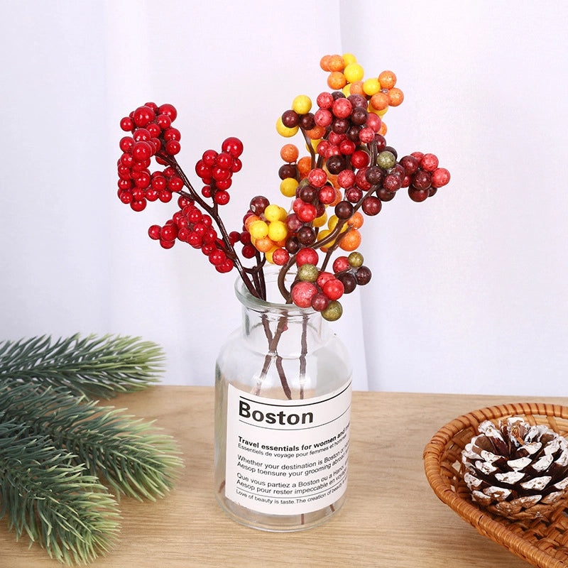 Festive Christmas Fruit Decorations DIY Accessories for New Year Holiday Home Living Room Layout|Holiday Decorations