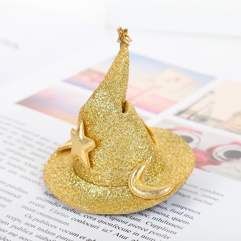 Curvy Witch Hat Hairpin for Halloween | Halloween Accessories