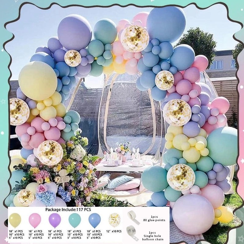 Sweet Pastoral Birthday Letter Balloons Aluminum Foil Party Decoration|Party Supplies