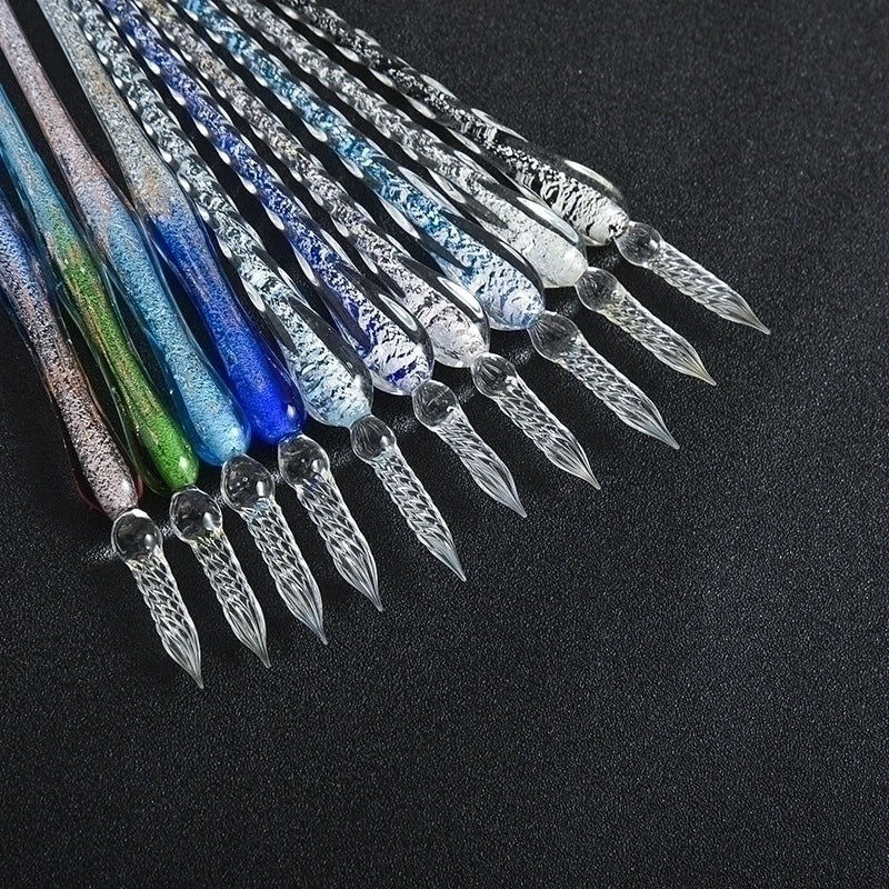 Starry Sky Crystal Ink Pen Set for Students | Writing Instruments