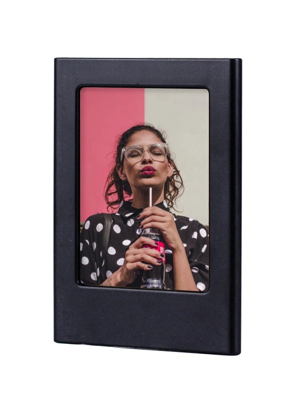 Magnetic Photo Frame ABS Material Solid Color Casual Style | Home Decor