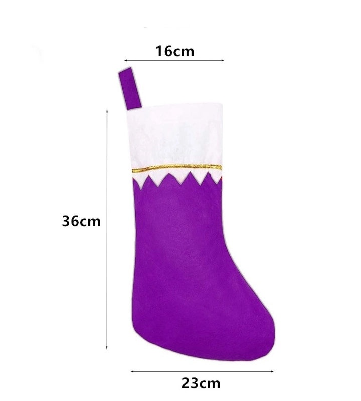 Minimalist Christmas Sock Nonwoven Decorative Prop for Daily Use|Home Decor & Seasonal Decorations