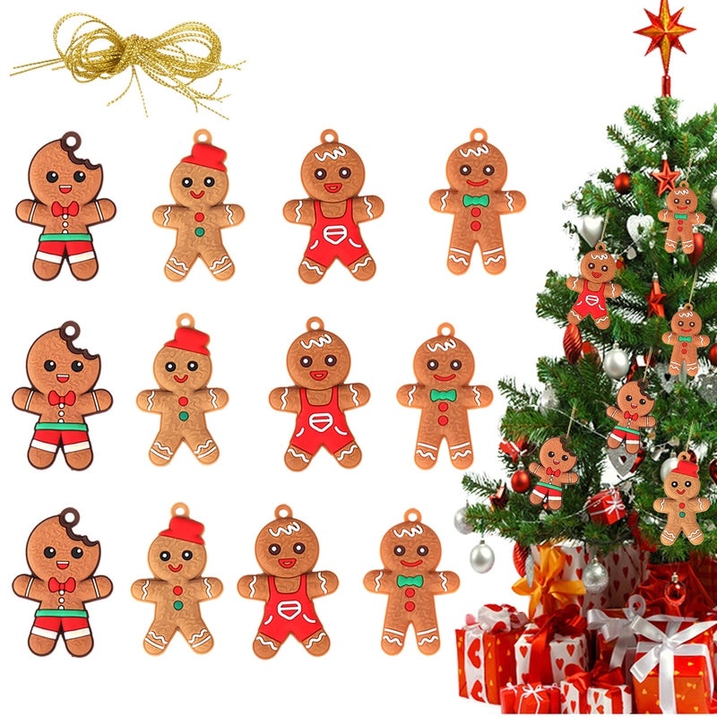 Christmas Gingerbread Man Pendant Ornament | Jewelry & Accessories