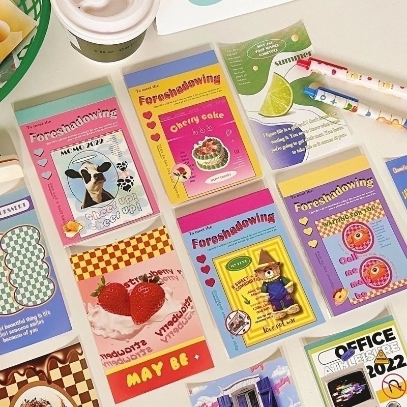 Colorful Fruit Heart and Butterfly Plastic Wall Decals for Kids Room Decor|Home Decor Wall Stickers