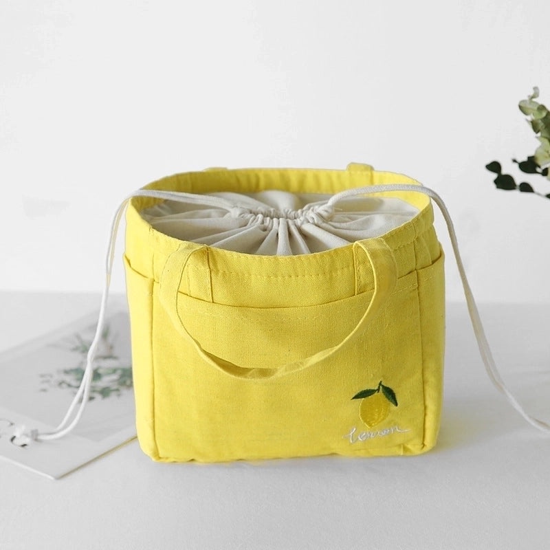 Portable Large-capacity Insulated Lunch Bag Cute Hand-carry Rice Storage Fashionable|Lunch Bags & Food Carriers