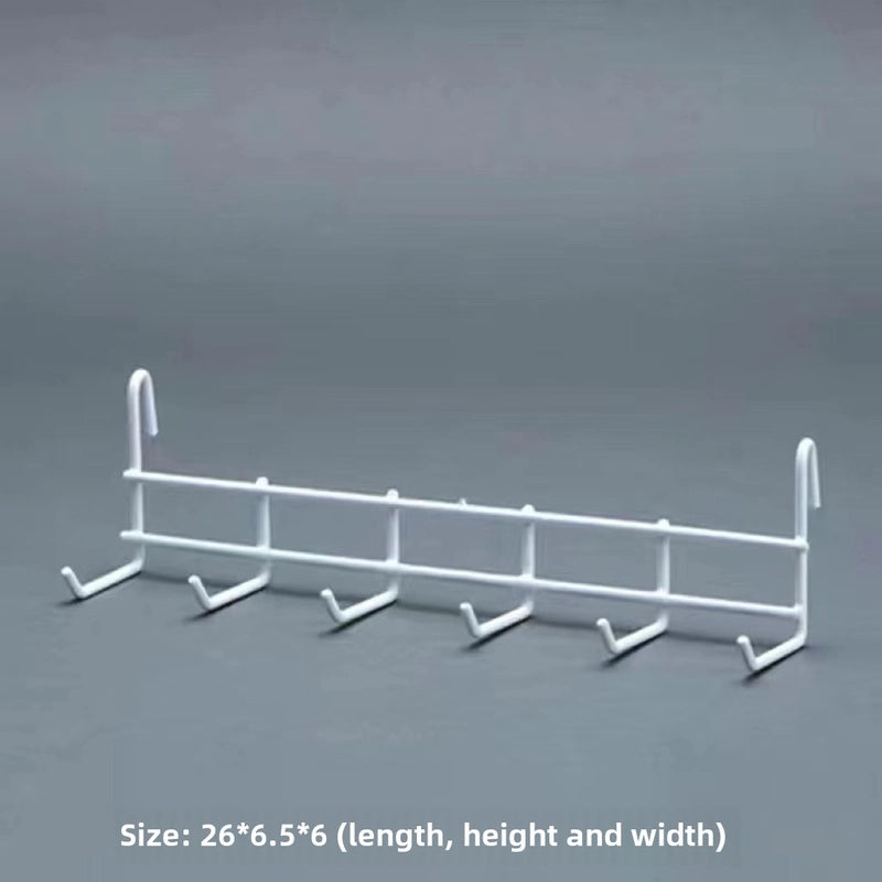 Metal Mesh Grid Wall Rack for Storage and Photo Display | Home Organization